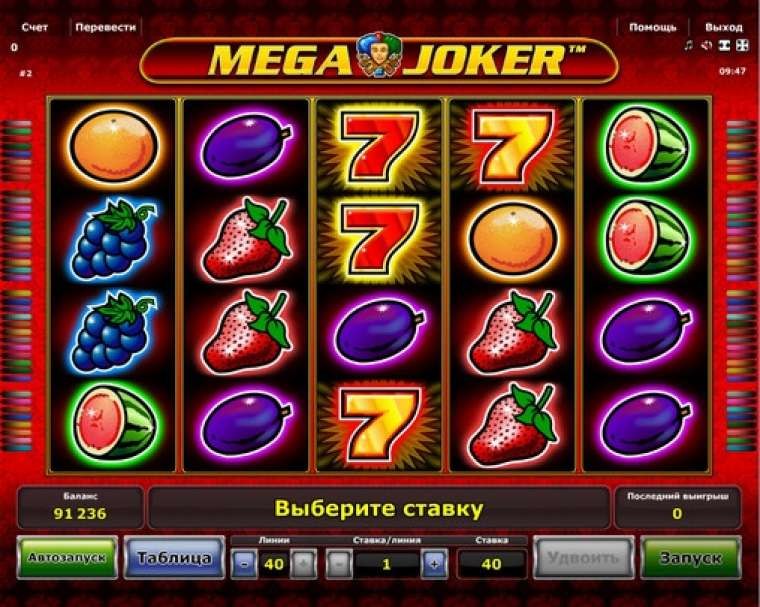Play Mega Joker slot CA