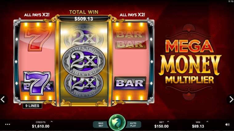 Play Mega Money Multiplier slot CA