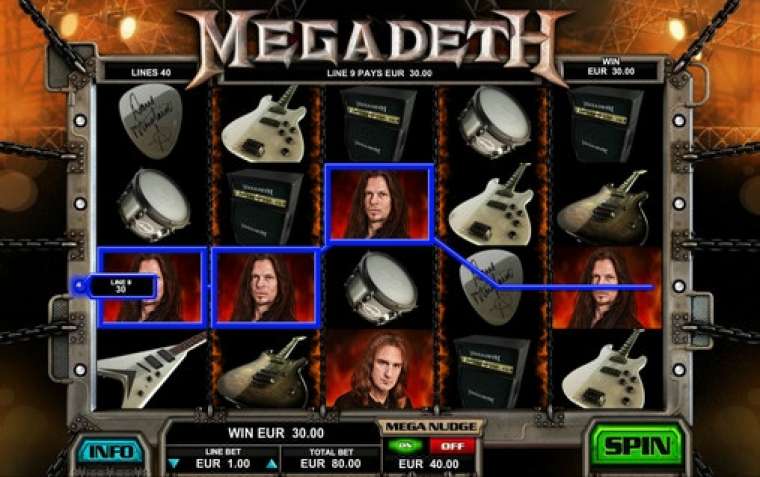 Play Megadeth slot CA