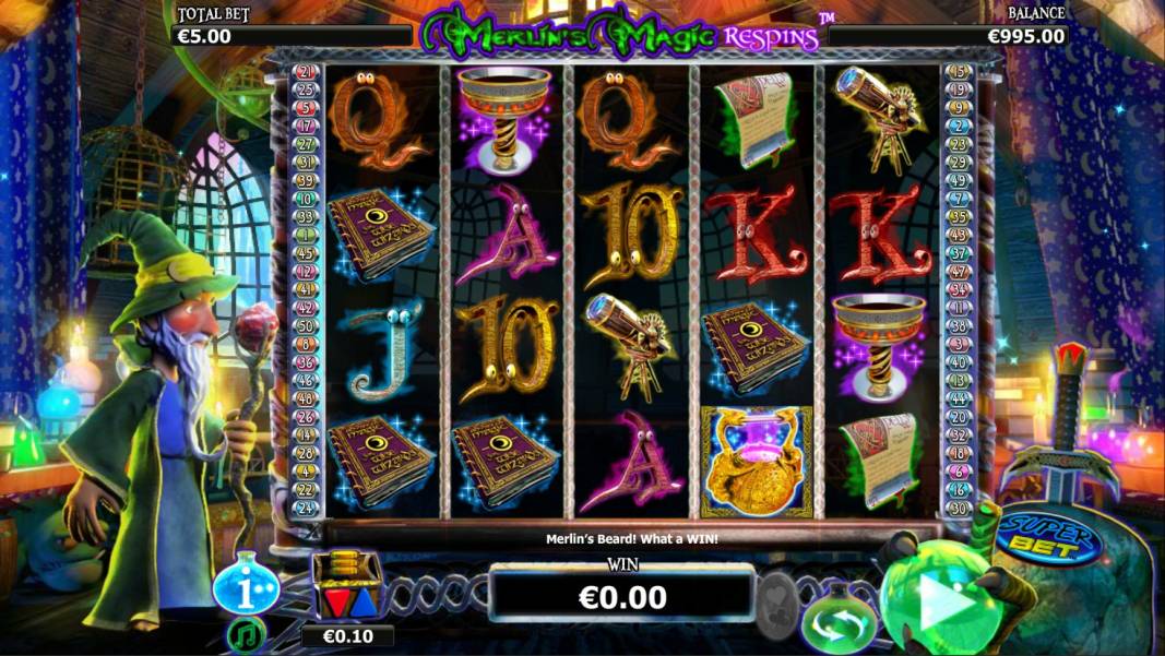Merlin’s Magic Respins slot