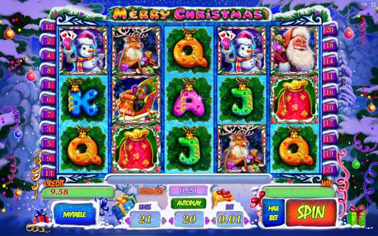 Play Merry Christmas slot CA