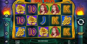 Midas Wilds: Slot machine