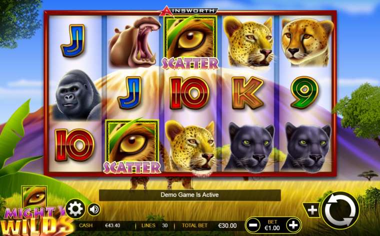 Play Mighty Wilds slot CA