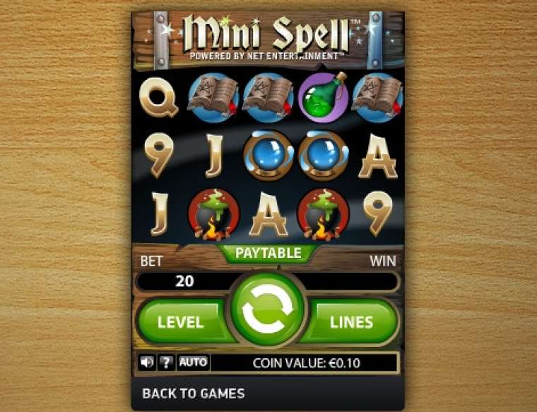 Play Mini Spell slot CA