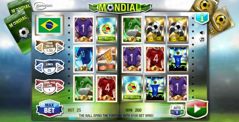 Play Mondial slot CA