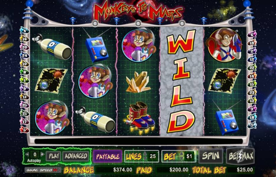 Monkeys to Mars slot