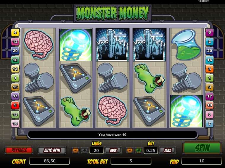 Play Monster Money slot CA