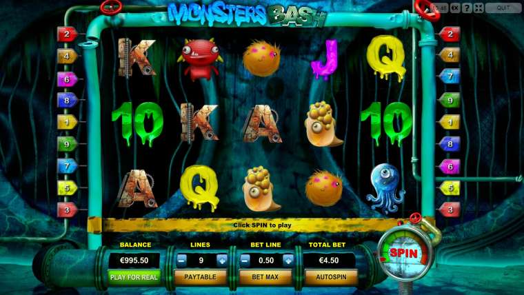 Play Monsters Bash slot CA