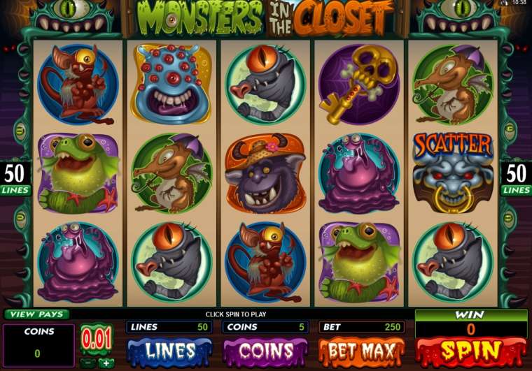 Play Monsters in the Closet slot CA