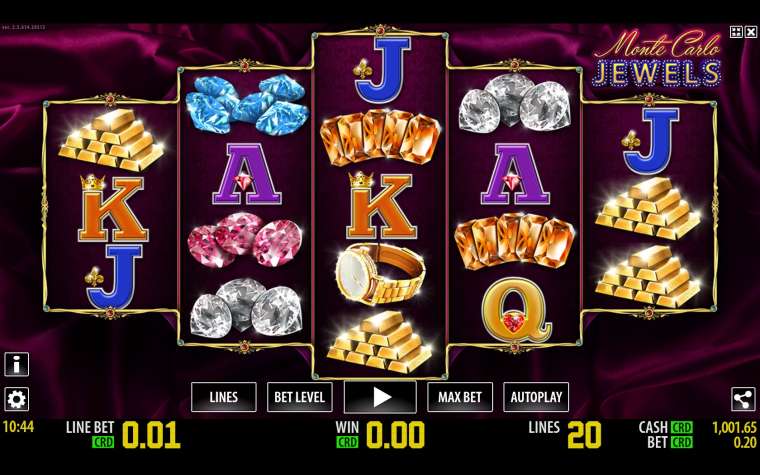 Play Monte Carlo Jewels slot CA