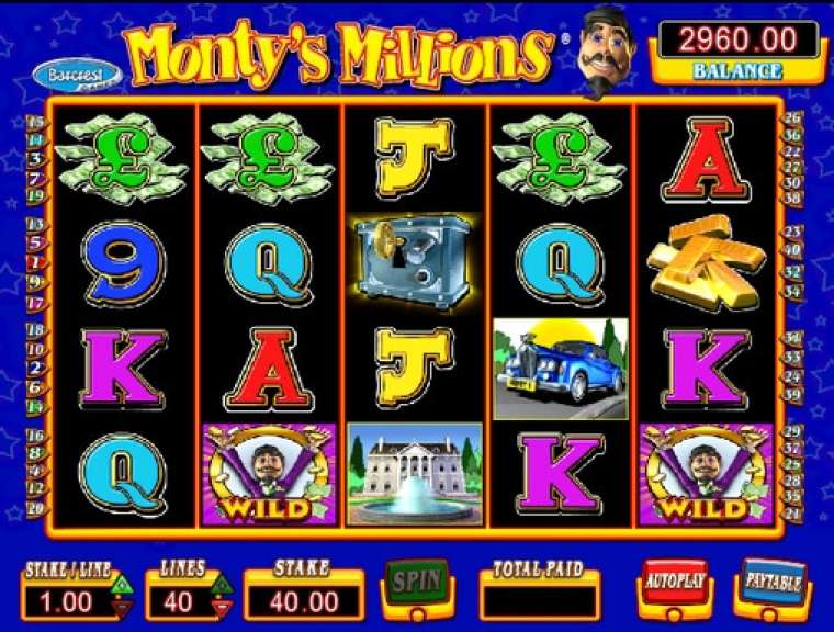 Play Monty’s Millions slot CA