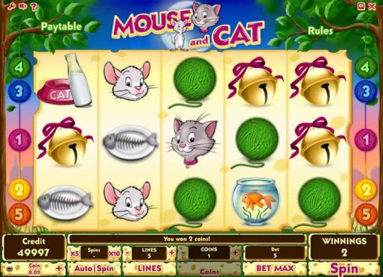 Play Mouse and Cat slot CA