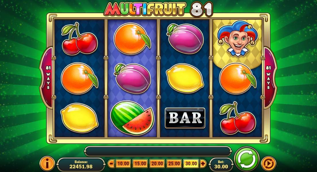 MultiFruit 81 slot