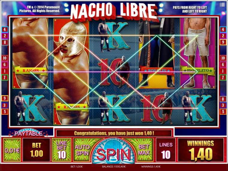 Play Nacho Libre slot CA