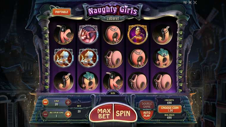 Play Naughty Girls Cabaret slot CA