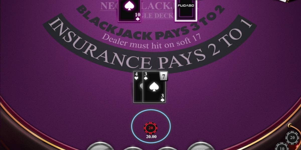 Neon Blackjack online