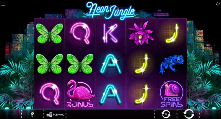 Play Neon Jungle slot CA