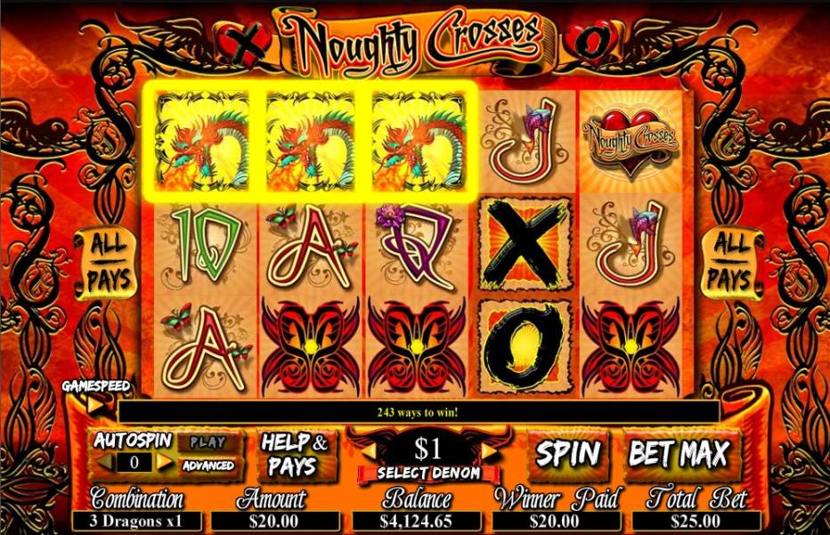 Noughty Crosses slot