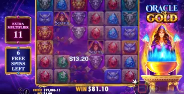 Oracle of Gold: Free spins