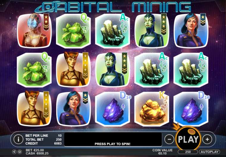 Play Orbital Mining slot CA