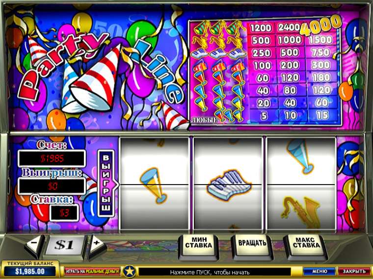 Play Party Line slot CA