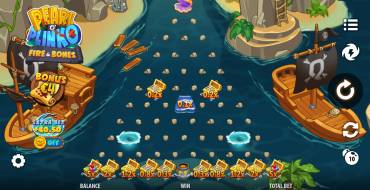 Pearl o’ Plinko – Fire & Bones: Interface