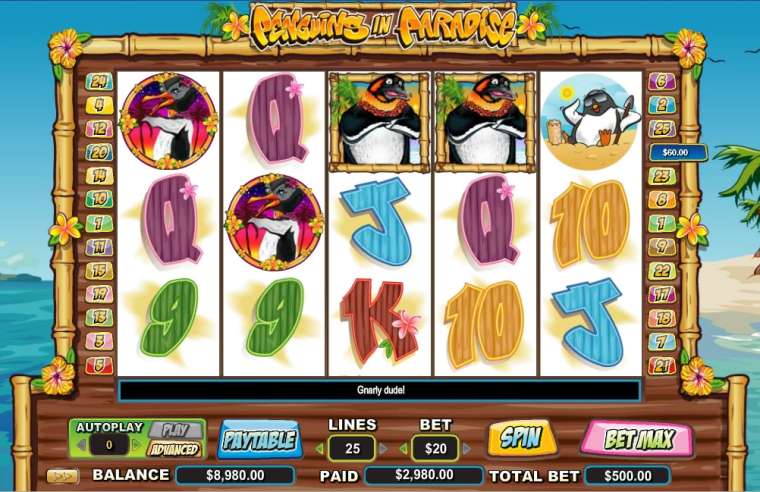 Play Penguins in Paradise  slot CA