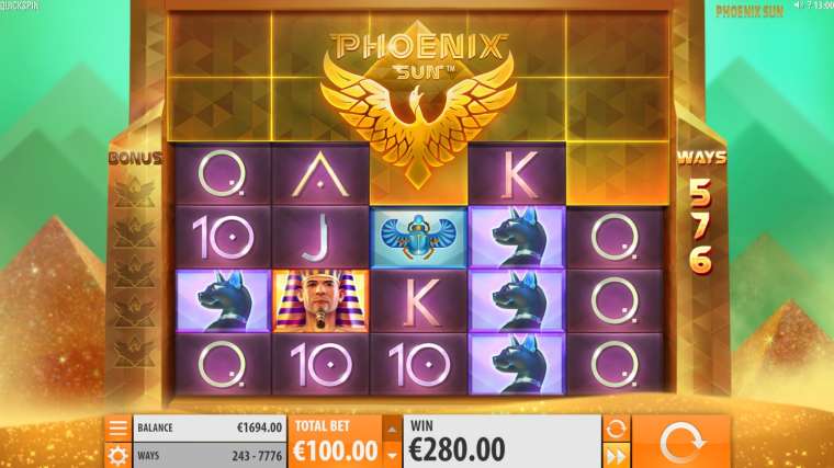 Play Phoenix Sun slot CA