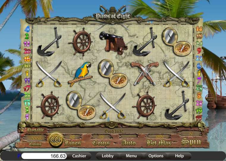 Play Pieces of Eight slot CA