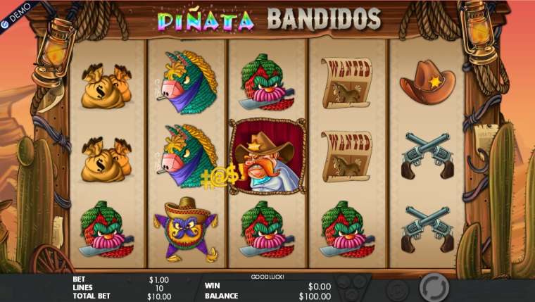 Play Pinata Bandidos slot CA