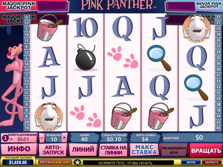 Play Pink Panther  slot CA
