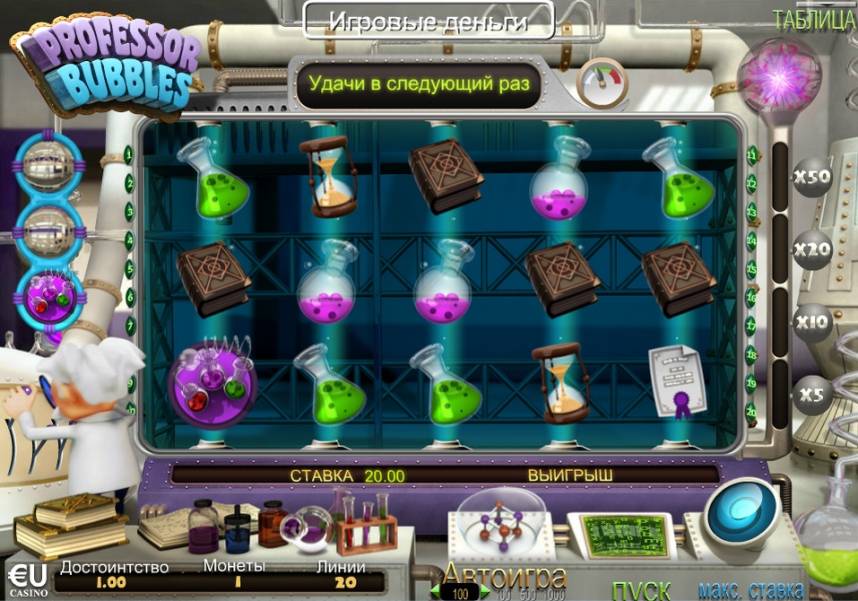 Professor Bubbles slot