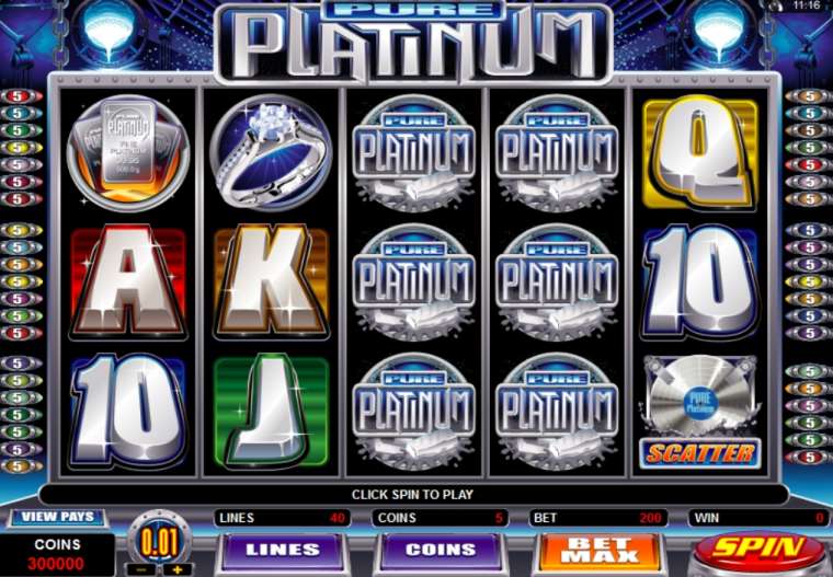 Play Pure Platinum slot CA
