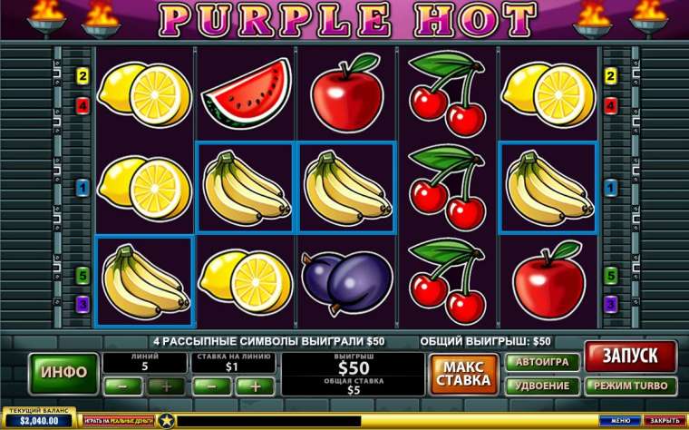 Play Purple Hot slot CA