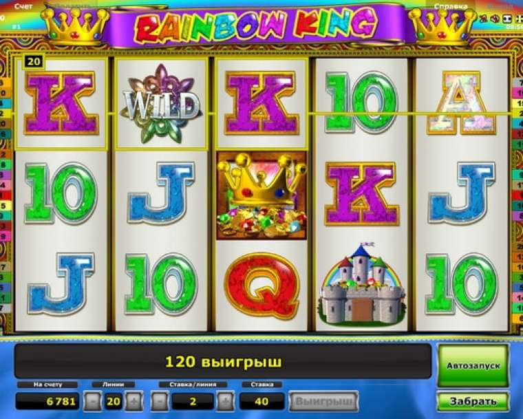 Play Rainbow King slot CA