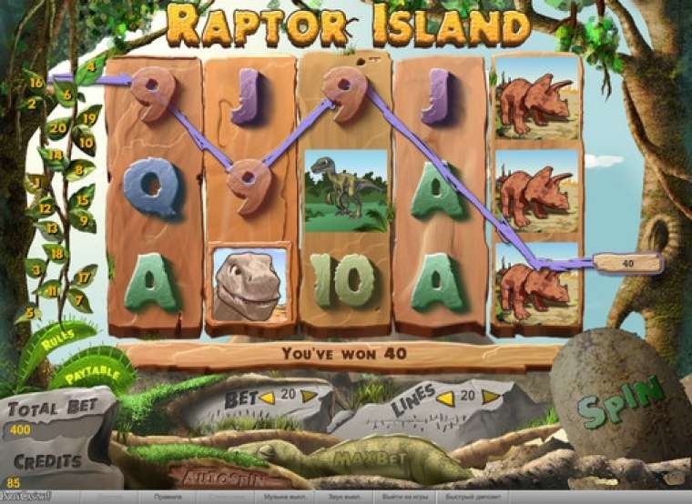 Play Raptor Island slot CA
