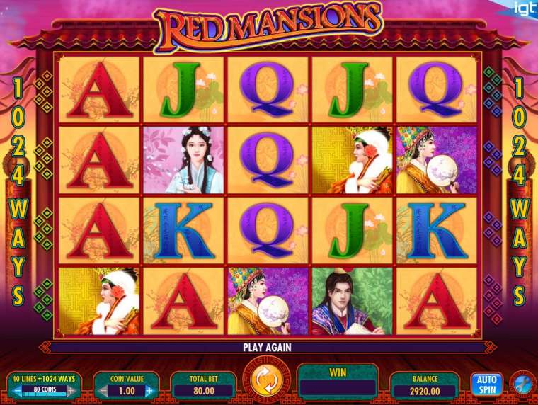 Play Red Mansions slot CA