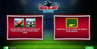 Red Zone Blitz: Slot machine