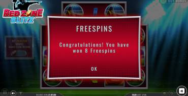 Red Zone Blitz: Free spins and/or respins