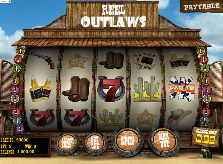 Play Reel Outlaws  slot CA