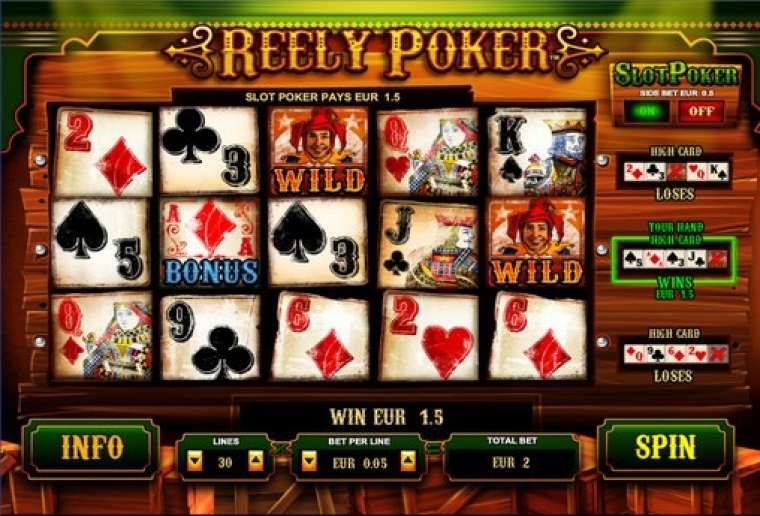 Play Reely Poker slot CA