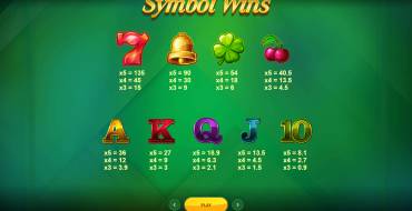 Regal Streak: Payout table