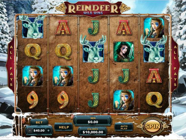 Play Reindeer Wild Wins slot CA