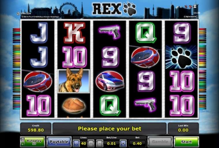 Play Rex slot CA