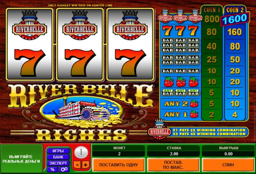 River Belle Riches slot