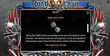 Road 2 Cash Dice: Bonus games