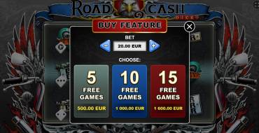 Road 2 Cash Dice: Unique features