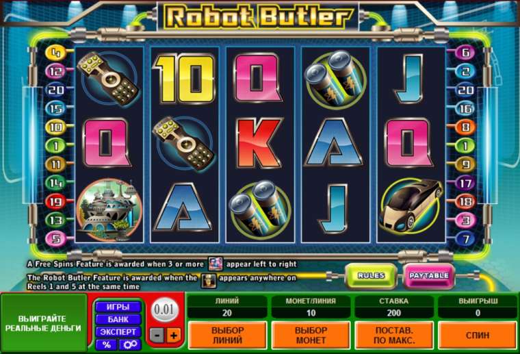 Play Robot Butler slot CA