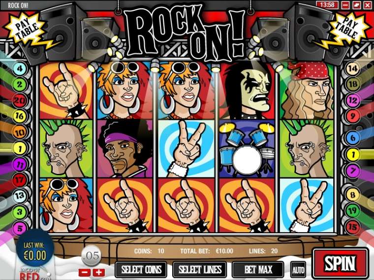 Play Rock on! slot CA