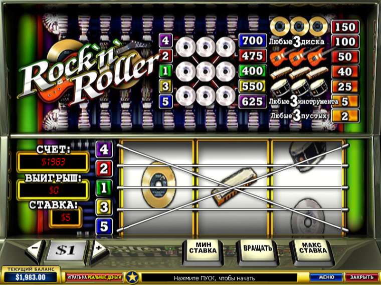 Play Rock'n'Roller slot CA